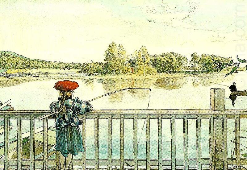 Carl Larsson lisbeth metar oil painting picture